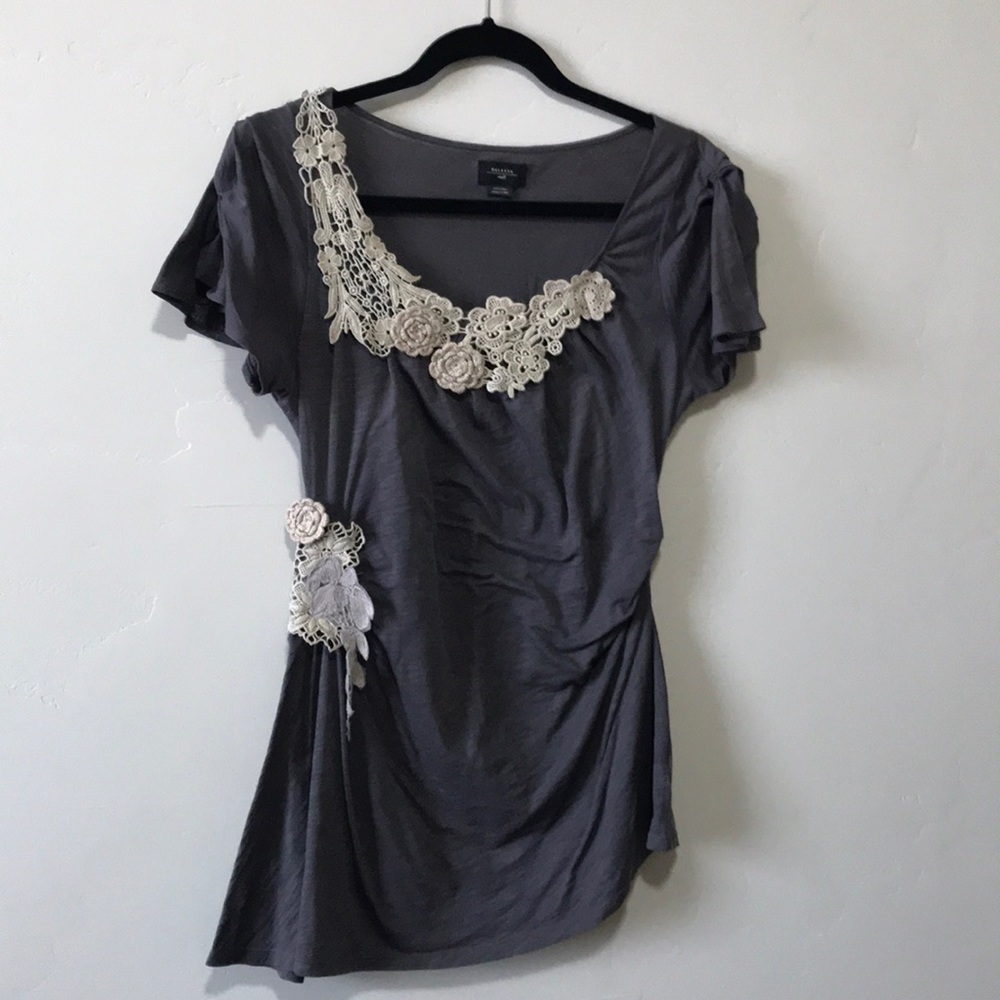 Anthropologie embellished shirt